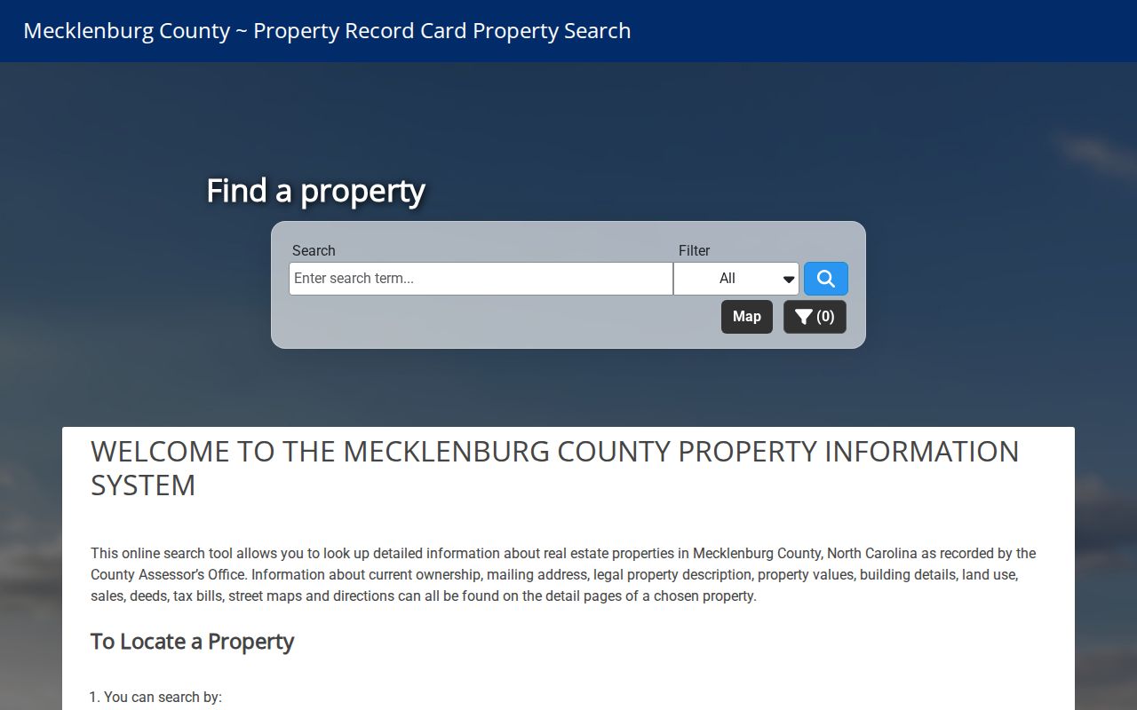 Huntersville residents directory Mecklenburg property search