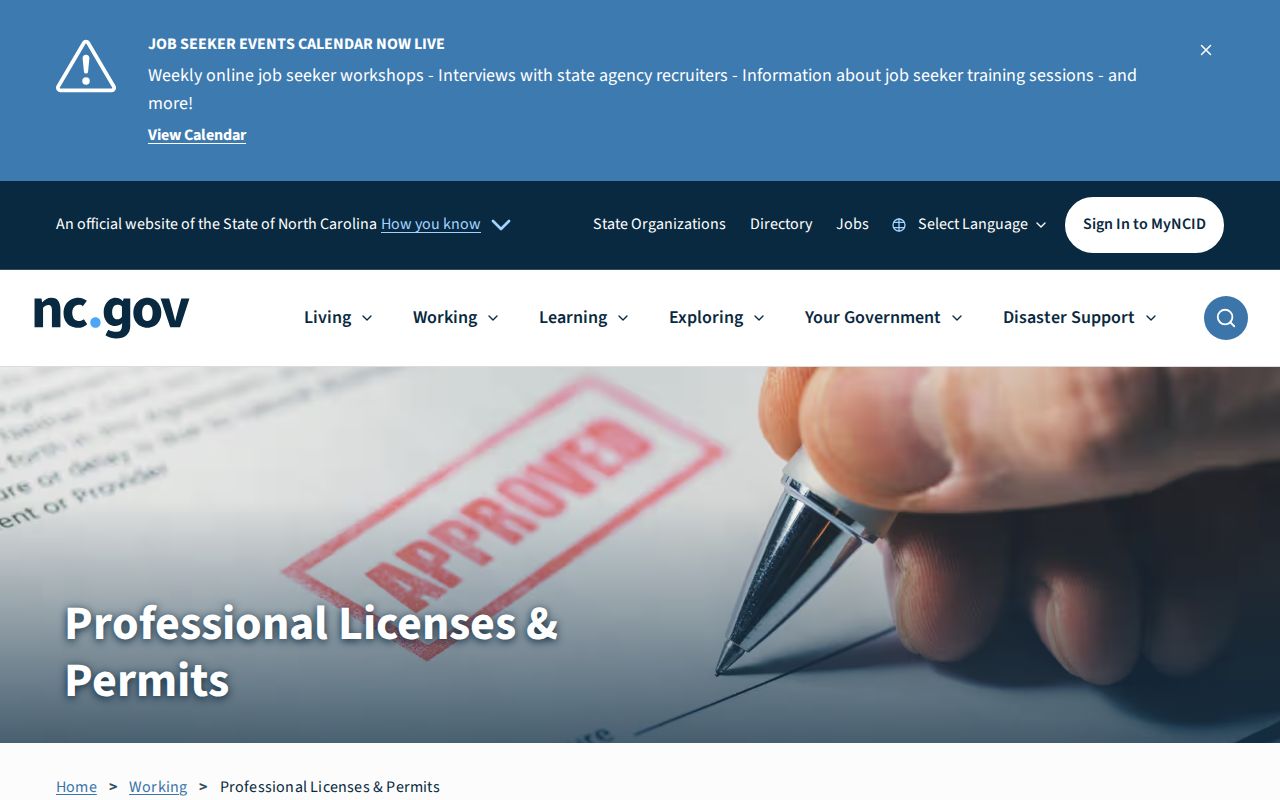 Huntersville residents directory North Carolina professional license directory